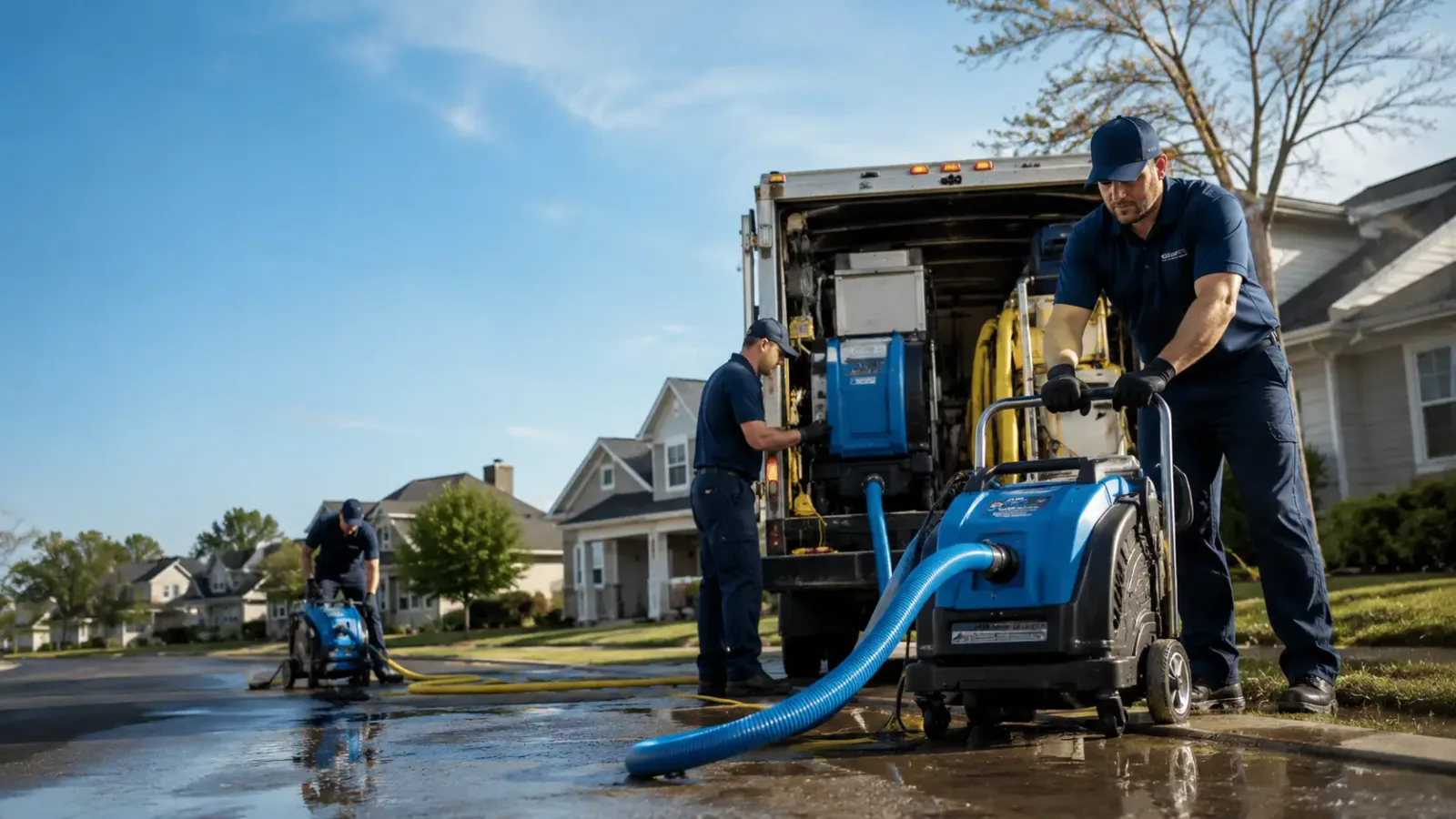 Flood Damage Cleanup in Honor, MI